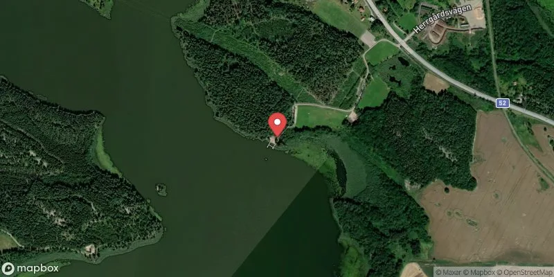 Satellitbild över Hallbosjön, Näsenbadet i Nyköping