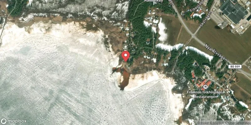 Satellitbild över Hamnviken, Öjebyn i Piteå