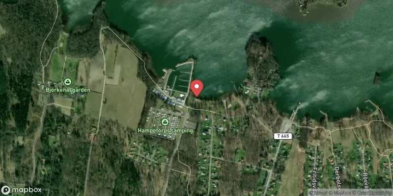 Satellitbild över Hampetorp, Hjälmaren i Örebro