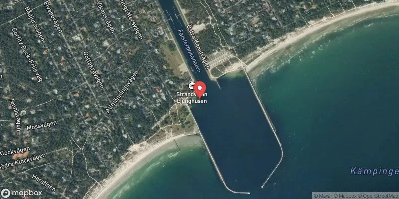 Satellitbild över Handikappbadet i Vellinge