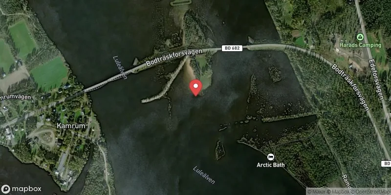 Satellitbild över Harads i Boden