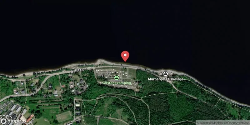 Satellitbild över Härnön, Sälstens badplats i Härnösand