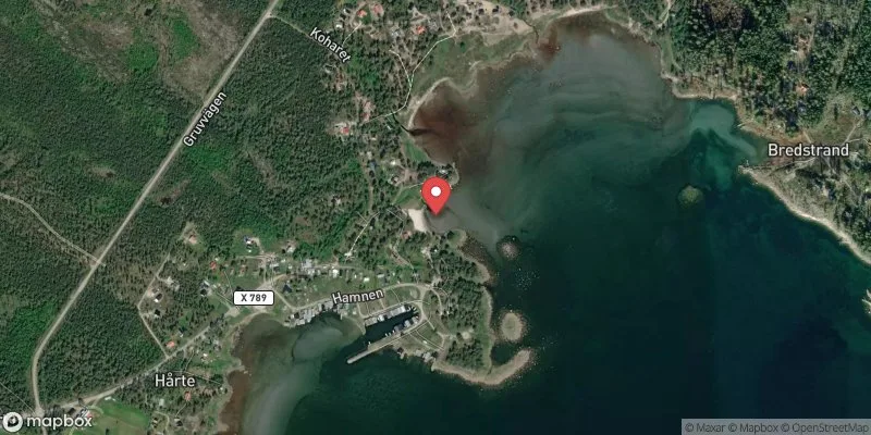 Satellitbild över Hårte, Koharet i Nordanstig