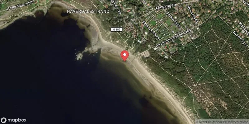 Satellitbild över Haverdal i Halmstad