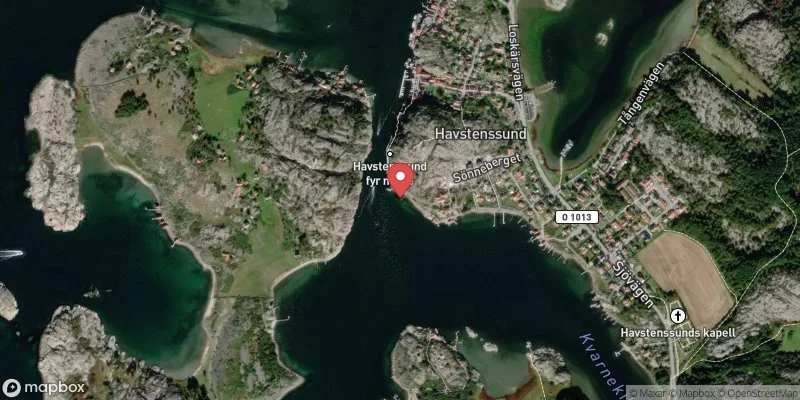 Satellitbild över Havstenssund i Tanum