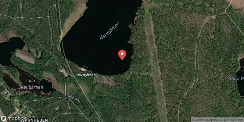 Satellitbild över Havstjärnen i Ludvika