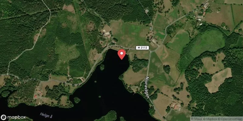 Satellitbild över Helgeå, Njura i Östra Göinge