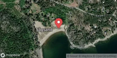 Hemsön, Sågsands badplats