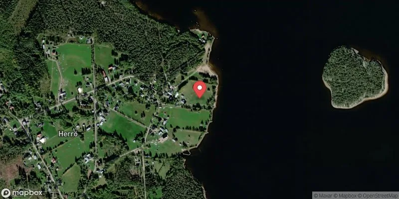 Satellitbild över Herrö i Härjedalen