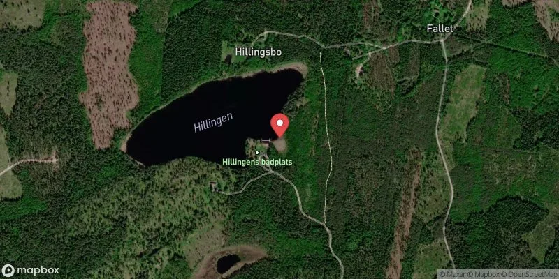 Satellitbild över Hillingen i Sala