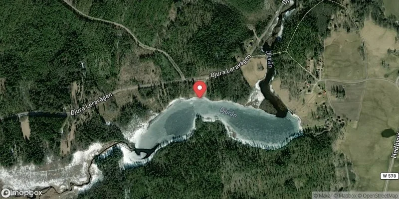 Satellitbild över Hisstjärn i Leksand