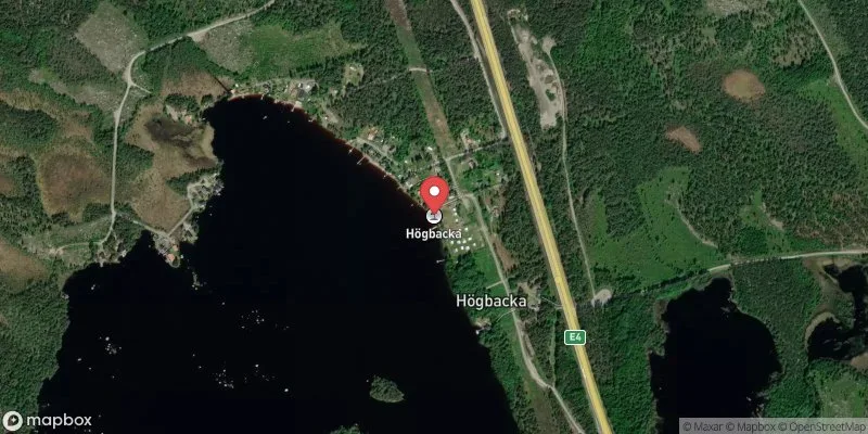 Satellitbild över Högbacka i Gävle