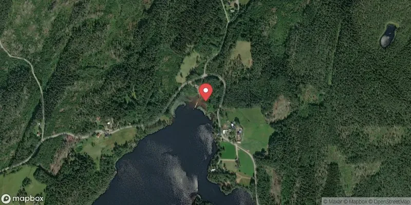 Satellitbild över Högsjön i Årjäng