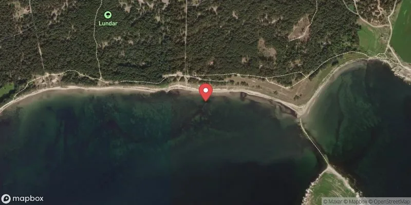 Satellitbild över Holmhällar i Gotland