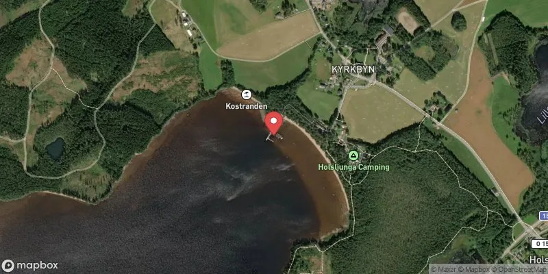 Satellitbild över Holsljunga, Holsjön i Svenljunga
