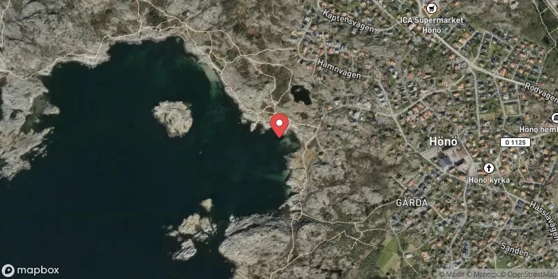 Satellitbild över Hönö, Lapposand i Öckerö