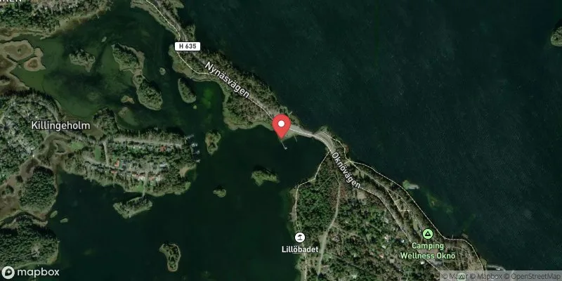 Satellitbild över Hopptornet, Oknö i Mönsterås