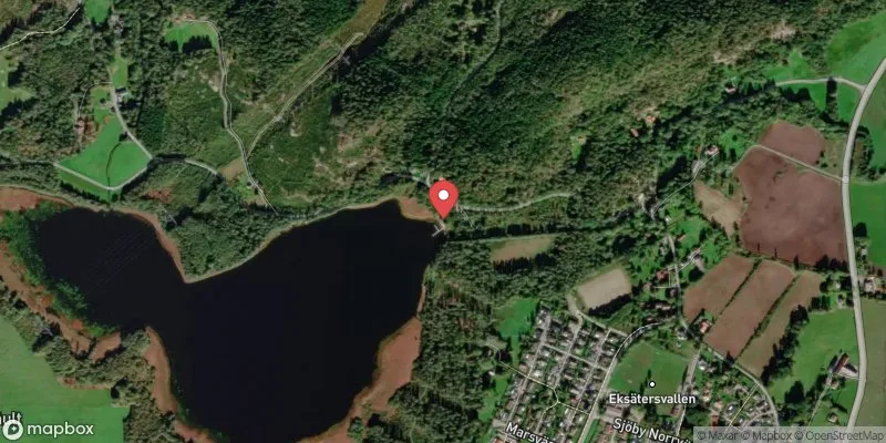 Satellitbild över Horred, L:a Horredsjön i Mark