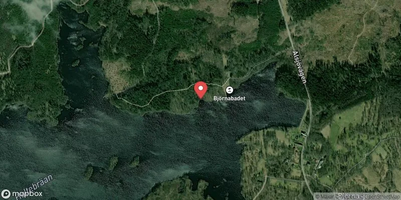 Satellitbild över Hultebräan i Nybro