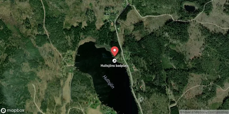 Satellitbild över Hultsjön i Linköping
