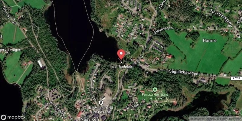 Satellitbild över Ingan, Näsviken i Hudiksvall