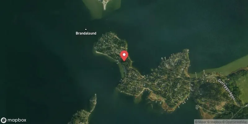 Satellitbild över Järnafjärden, Getryggen i Botkyrka