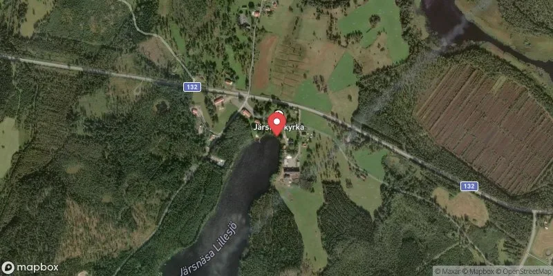 Satellitbild över Järsnäs Lillsjön i Jönköping