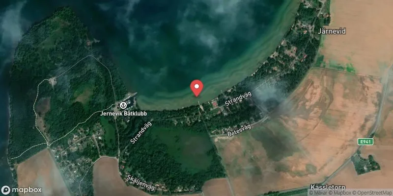 Satellitbild över Jernevid i Vadstena