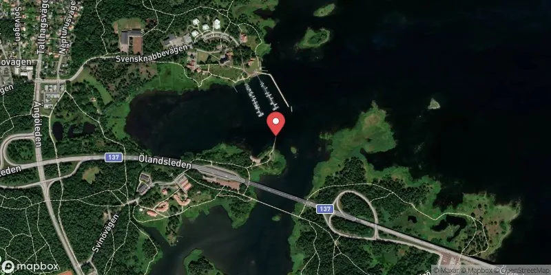 Satellitbild över Jutnabben i Kalmar