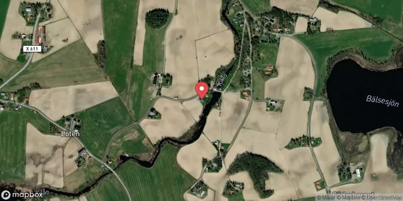 Satellitbild över Kilån i Bollnäs
