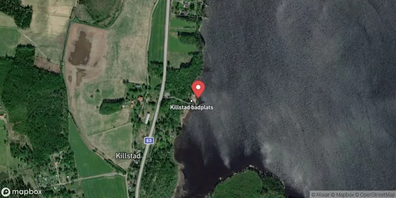 Satellitbild över Killstadbadet, Gapern i Karlstad