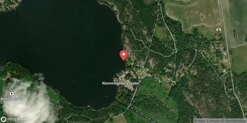 Satellitbild över Klämmingsberg Klämmingen i Gnesta