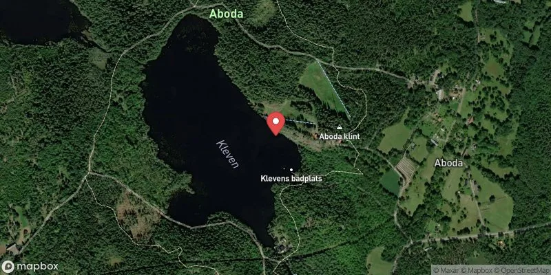 Satellitbild över Kleven Aboda-Klint i Högsby