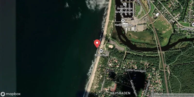 Satellitbild över Klitterhus i Ängelholm