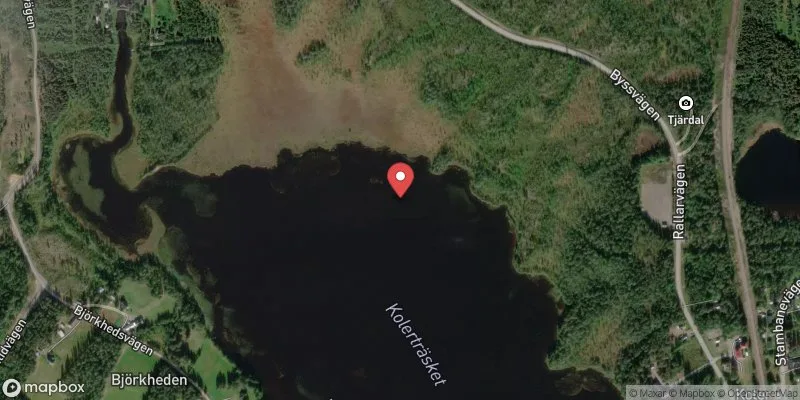 Satellitbild över Kolerträsket, Koler i Piteå