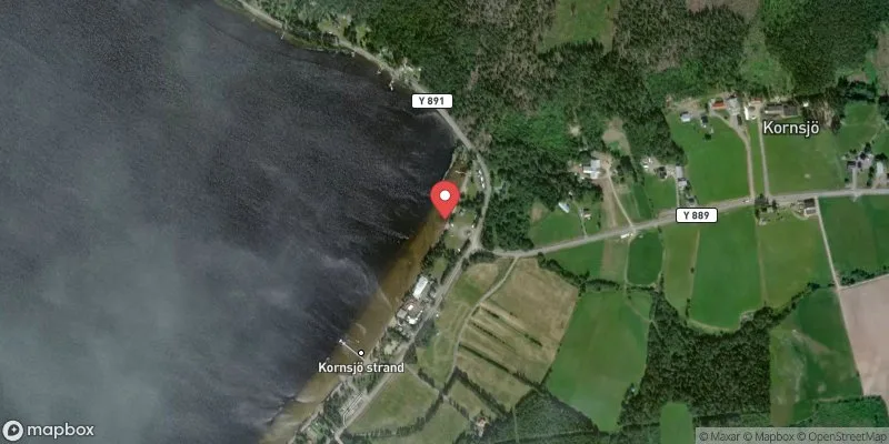 Satellitbild över Kornsjöstrand, Kornsjö i Örnsköldsvik