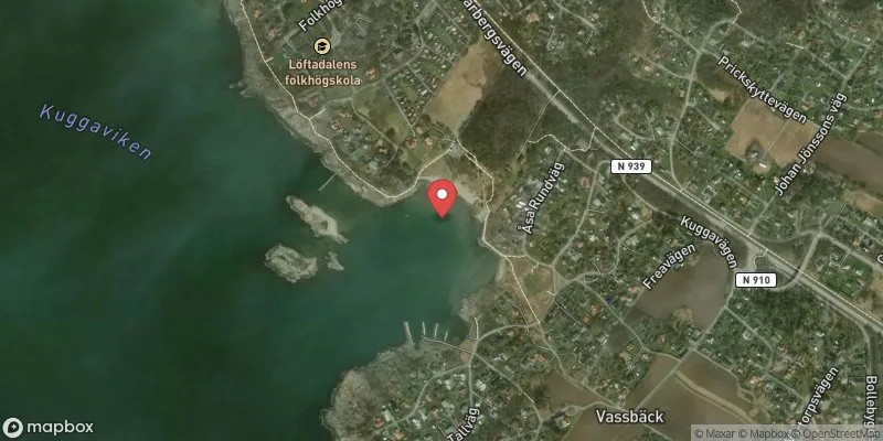 Satellitbild över Krokvik i Kungsbacka