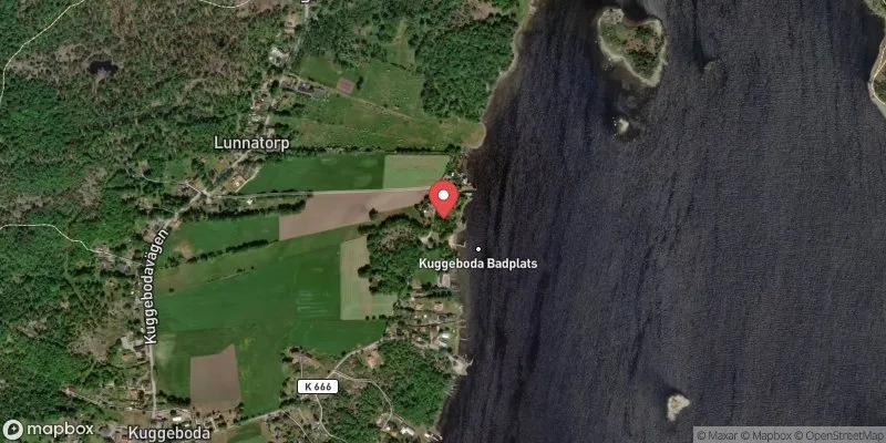 Satellitbild över Kuggeboda i Ronneby