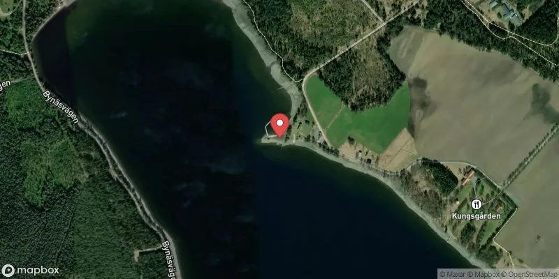 Satellitbild över Kungsgårdsviken i Östersund