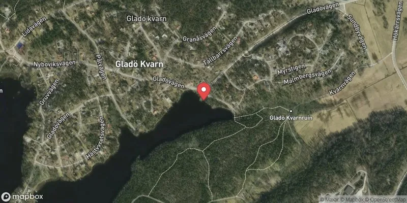 Satellitbild över Kvarnsjön, Affärsviken i Huddinge