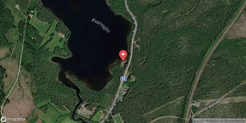 Satellitbild över Kvarnsjön,Ramsjö i Ljusdal