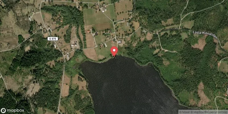 Satellitbild över Lädjasjön i Växjö