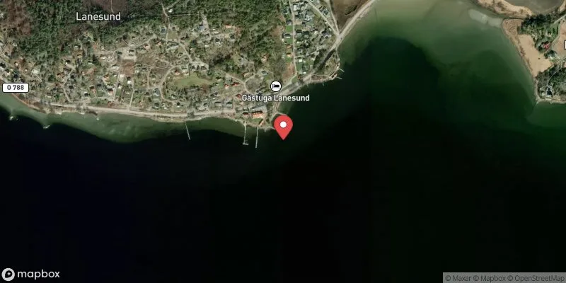 Satellitbild över Lanesund i Uddevalla