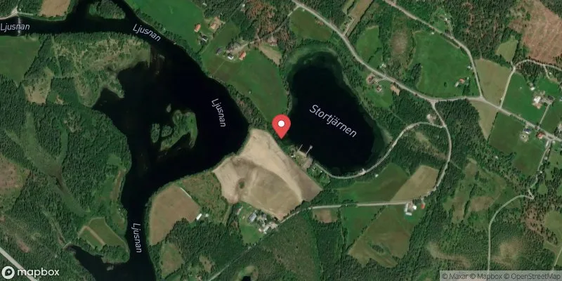 Satellitbild över Långå i Härjedalen
