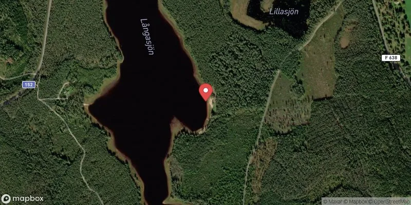Satellitbild över Långasjön i Vaggeryd
