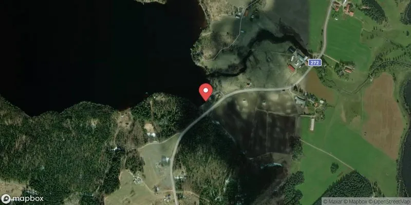Satellitbild över Långbobadet i Söderhamn