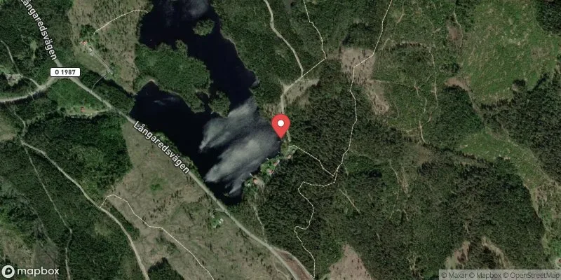 Satellitbild över Lången Lena i Vårgårda