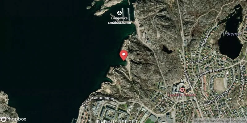 Satellitbild över Långevik i Lysekil