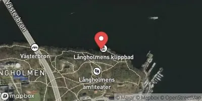 Långholmens klippbad, Mälaren