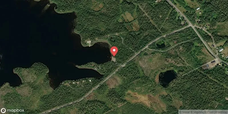 Satellitbild över Långsjöby badplats i Storuman